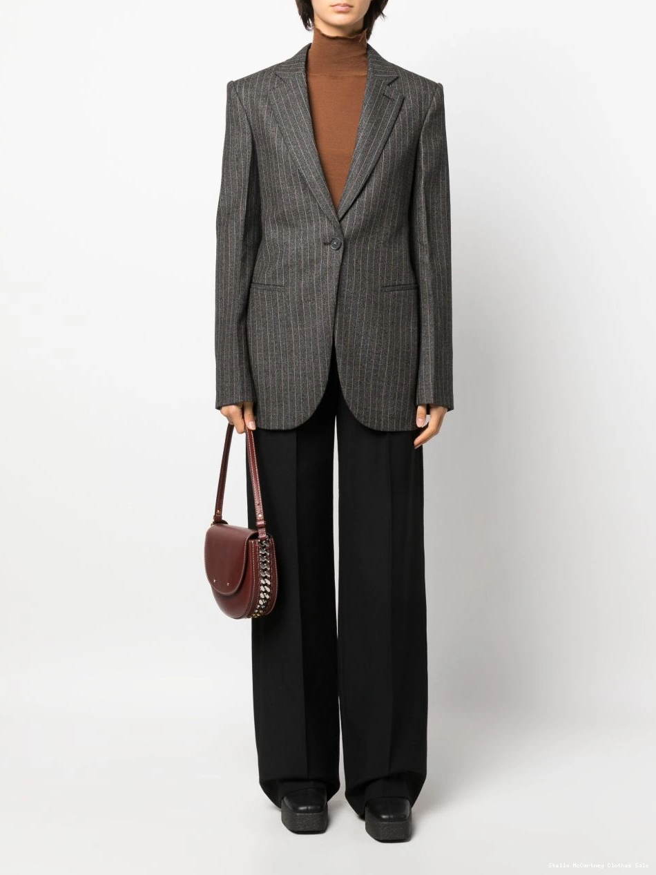 Cheap Stella single-breasted McCartney pinstripe blazer Women 0713